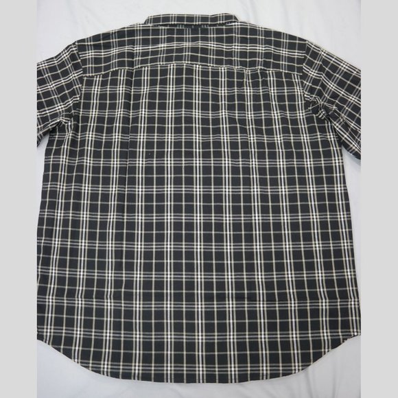 Columbia Men's Rapid Rivers II Long Sleeve Shirt XL Black Tartan Grid - Picture 2 of 6